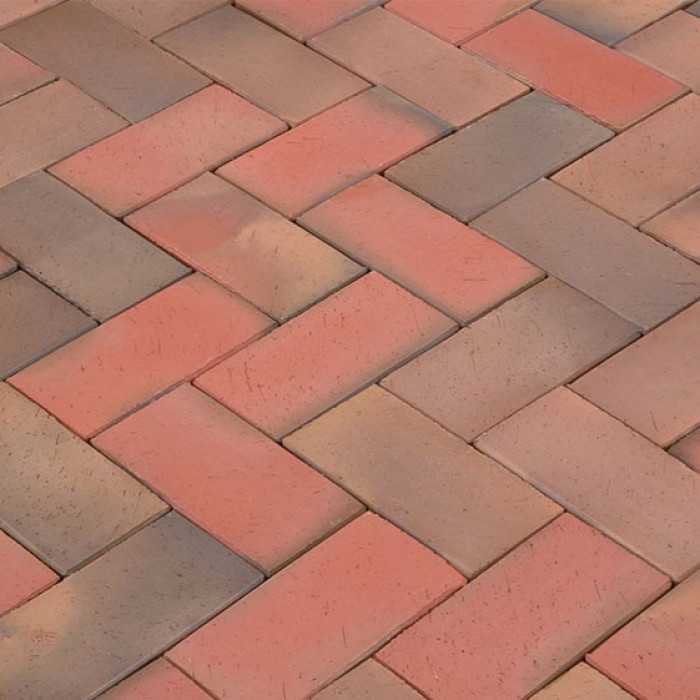 Клинкерная брусчатка Lode Argon пестрая шероxоватая, 240x120x70 мм