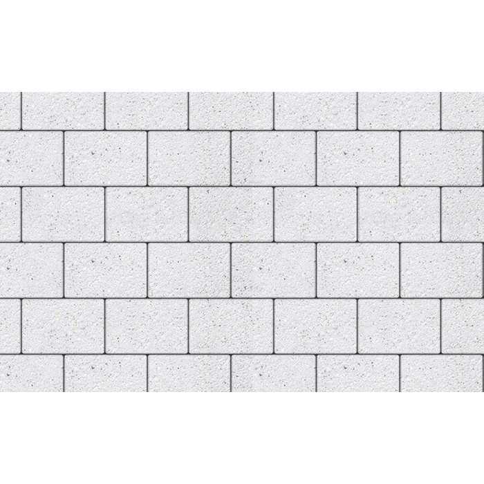 Плитка тротуарная Прямоугольник (Ла-Линия) Б.1.П.8 Стоунмикс белый, 300x200x80 мм